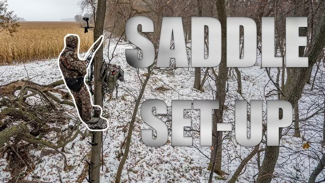 Setting up for Saddle Hunting in One Trip up the Tree ft. Whitetail DNA