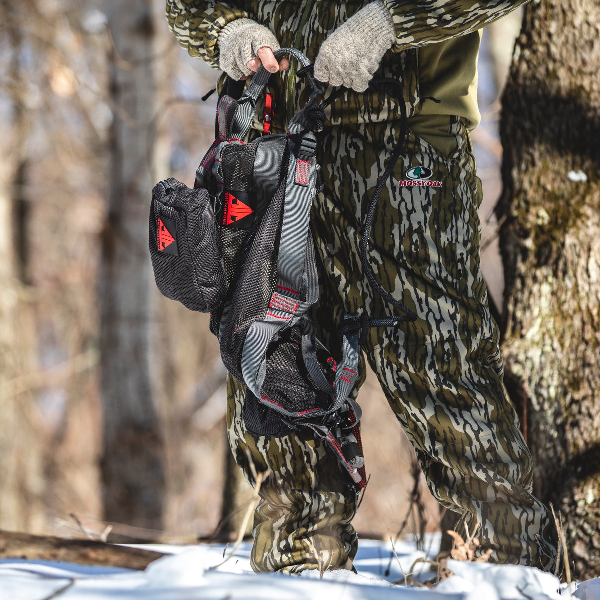 Grey Square Accessory Pouch