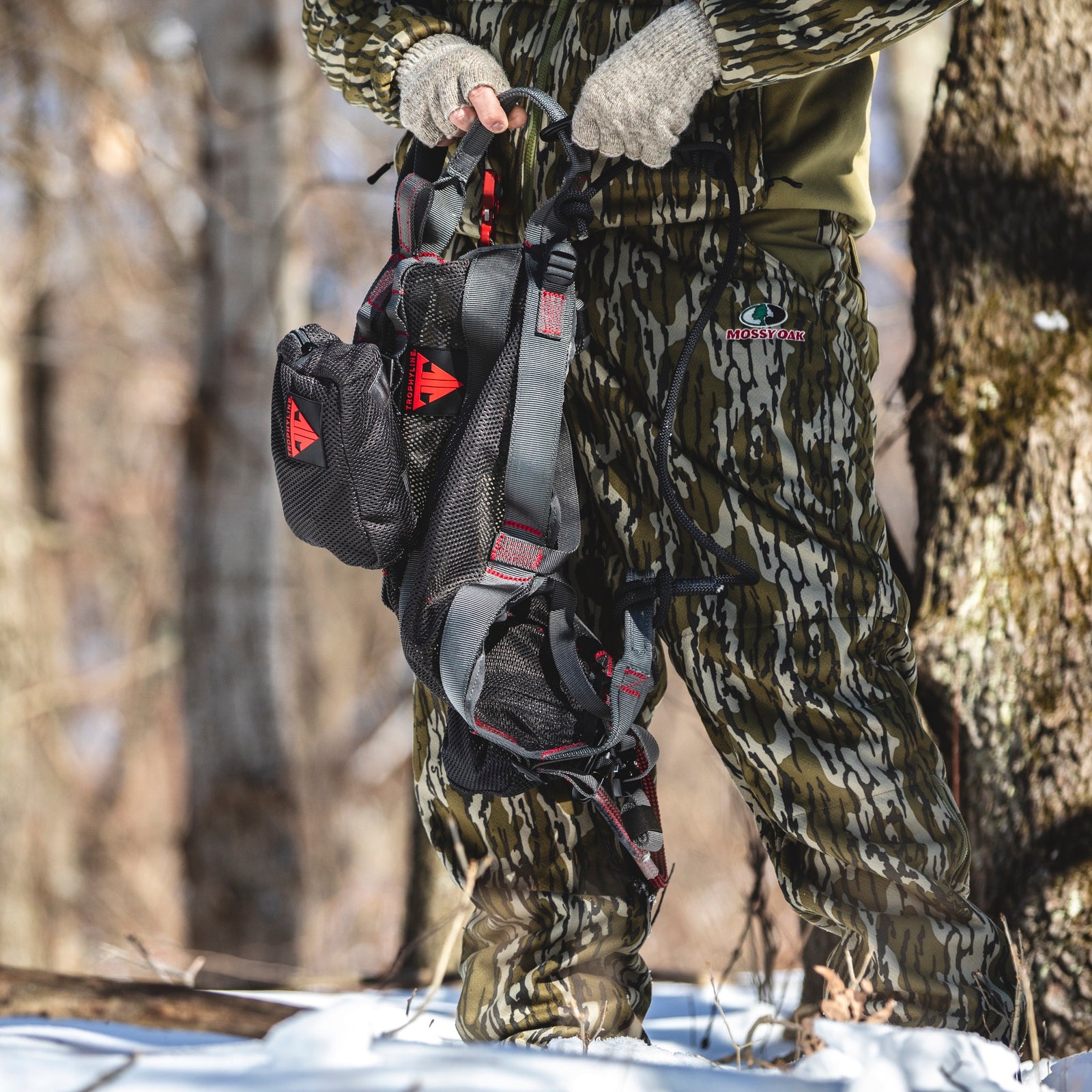 Grey Square Accessory Pouch