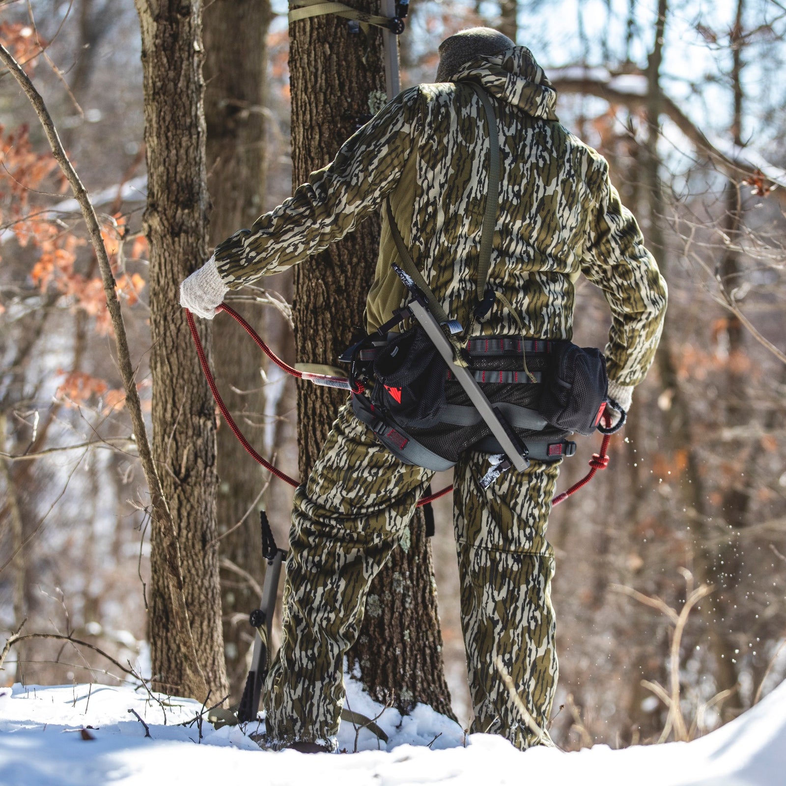 Grey Round Accessory Pouch