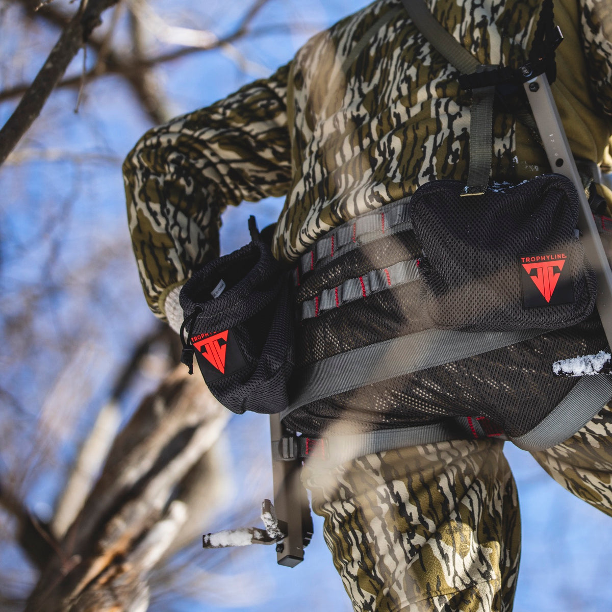 Grey Round Accessory Pouch