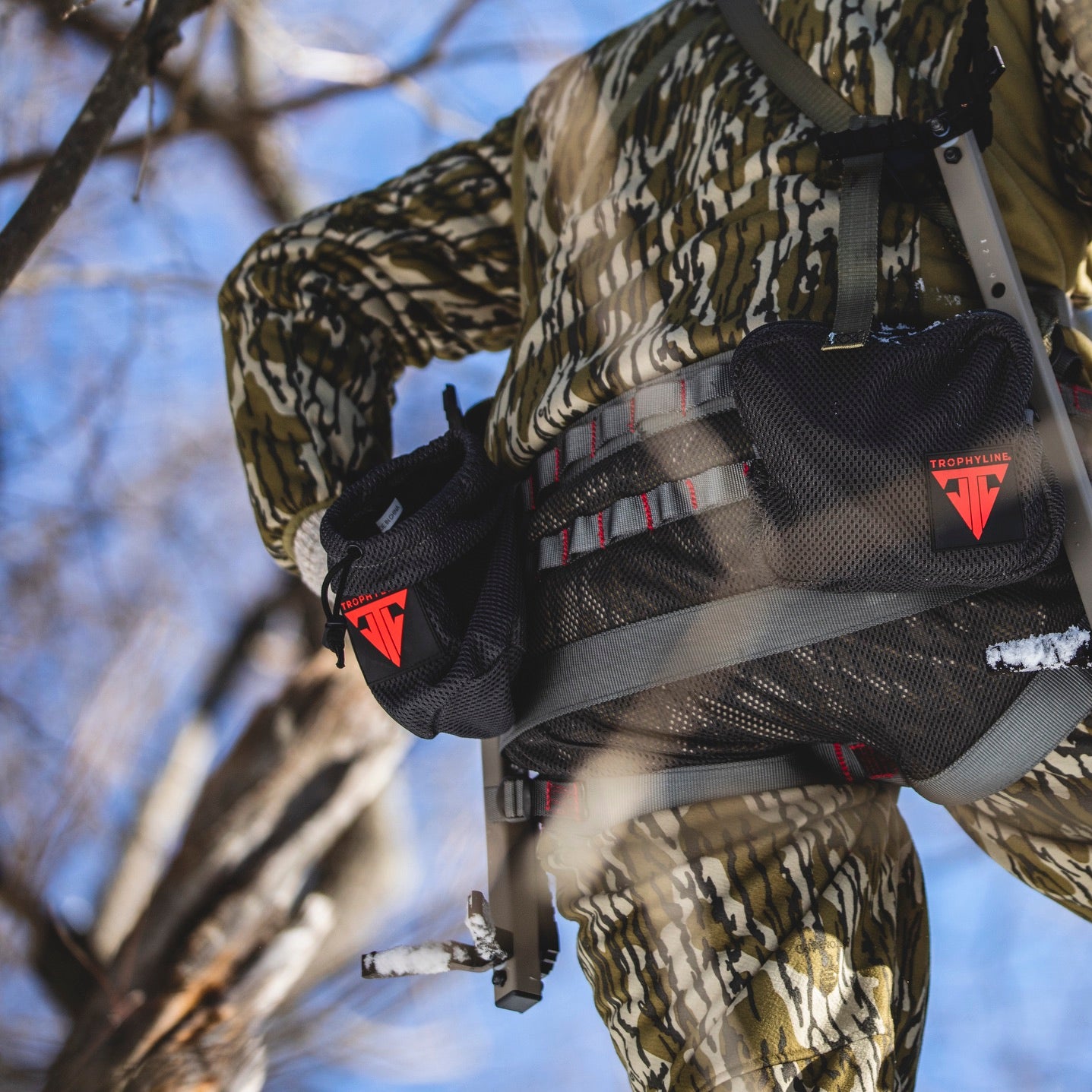 Grey Round Accessory Pouch