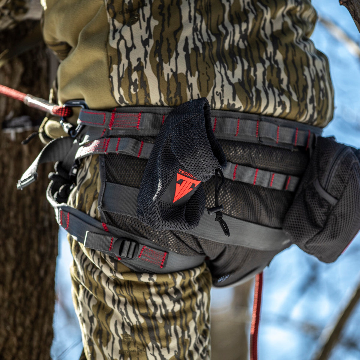 Grey Round Accessory Pouch