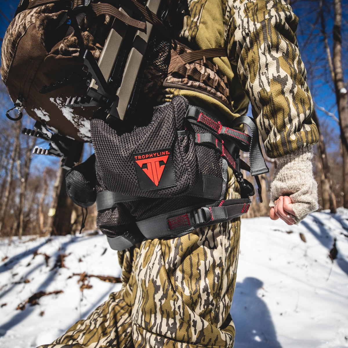 Grey Square Accessory Pouch